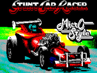Stunt Car Racer title screen for ZX Spectrum